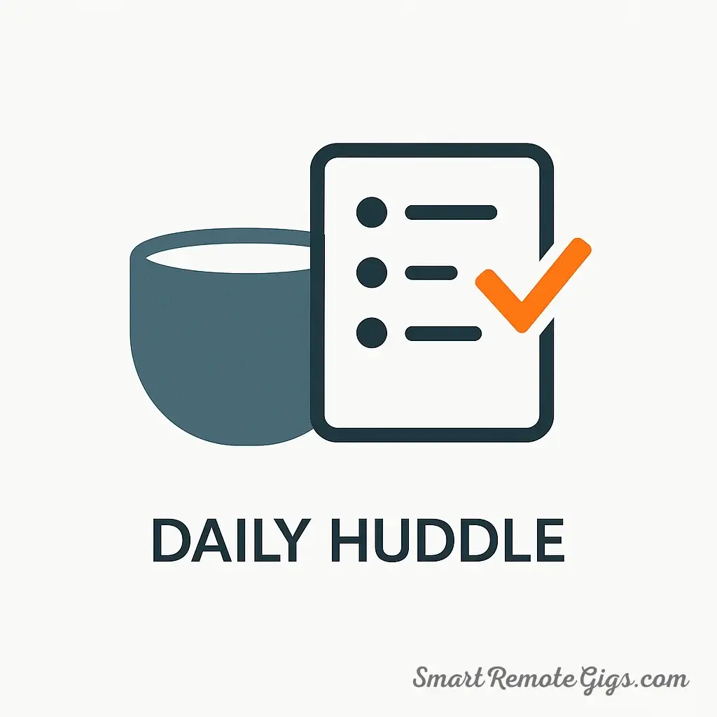 The 5-Minute Daily Huddle to Stay on Course