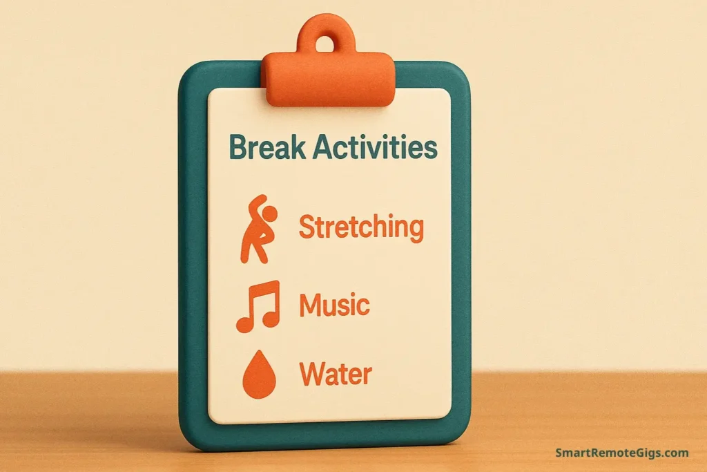 Create an "Activity Menu" for Breaks