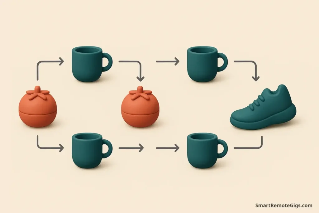 The complete cycle looks like this