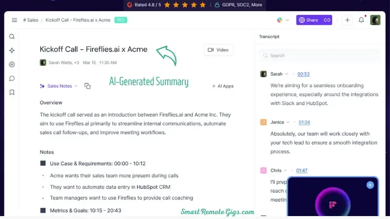 Fireflies ai