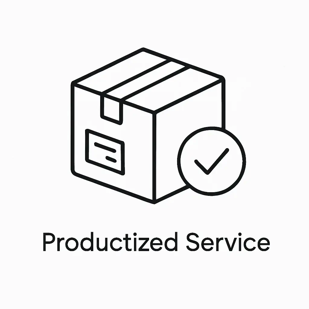 Offer a "Productized" Service