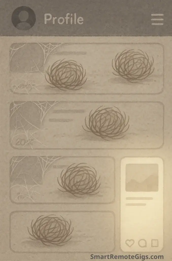 Inconsistent (or Zero) Content Strategy (The Digital Tumbleweed Effect)