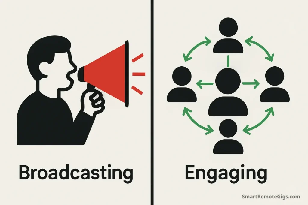 Broadcasting Instead of Engaging (The Social Media Megaphone)