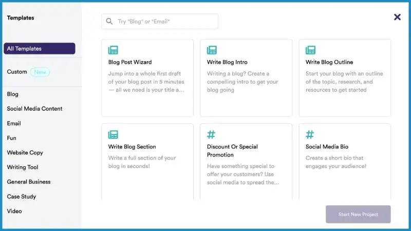 Screenshot of the Copy.ai platform showcasing its visual workflow builder for creating an email marketing sequence.