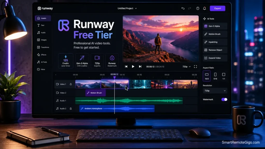 Runway Free Tier 2026: 125 Credits & Real Limits [Tested]