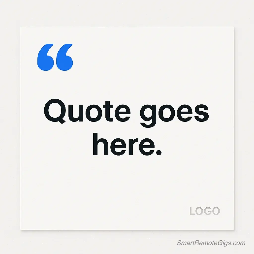 A branded quote block that says: "Done is better than perfect, and profitable is better than pretty.