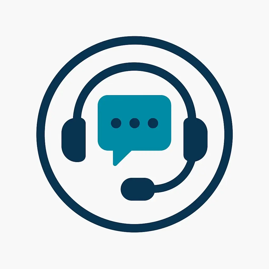 An icon representing customer-facing and sales remote jobs.