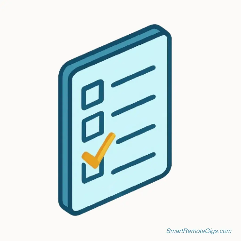 An icon representing the GTD Engage step, showing a simple checklist with one item highlighted and checked off.