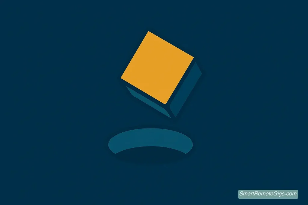 An icon symbolizing an irrelevant portfolio, showing a square peg that does not fit into a round hole.