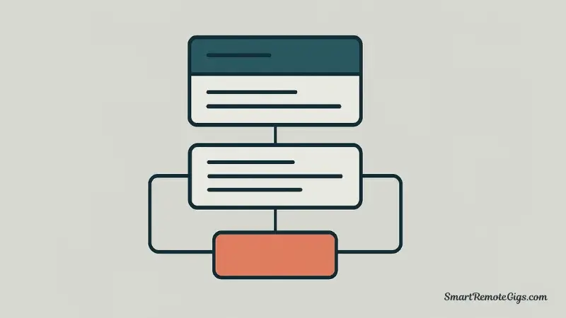 A diagram showing the anatomy of a perfect freelance cold pitch, broken into four key sections.