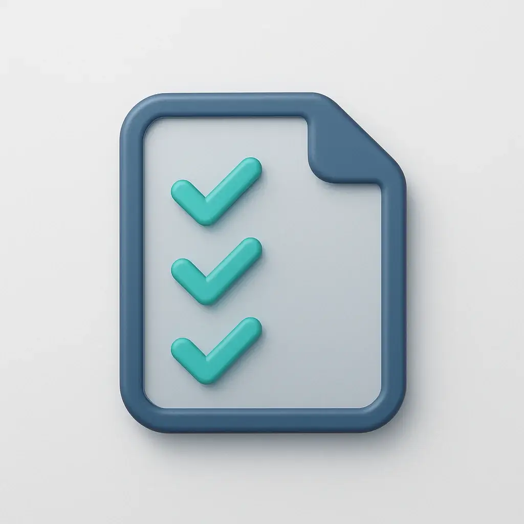 A 3D icon for the second step of cold emailing: creating a minimum viable portfolio with 2-3 strong work examples.