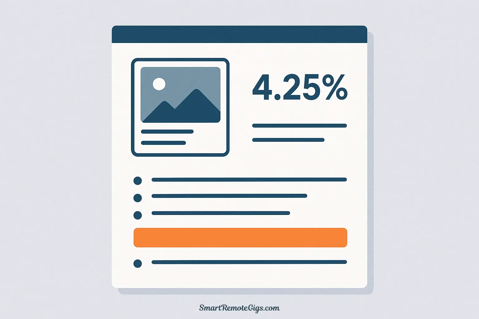 A mockup of a one-page social media performance report, showing a screenshot of a post next to a calculation of its engagement rate and a key recommendation.