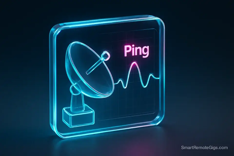 3D glass icon of a trend radar, representing trend forecasting skills.