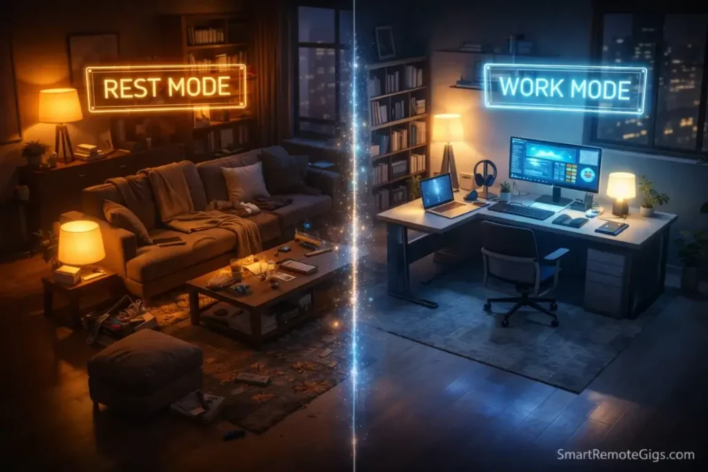 A digital highway illustrating the concept of removing friction for work and blocking distractions.