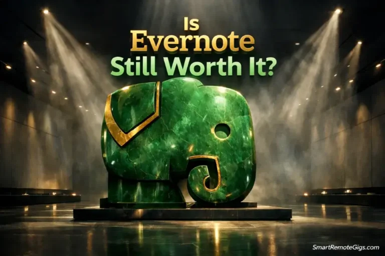 A 3D render of the Evernote logo represented as a heavy, premium monolith.