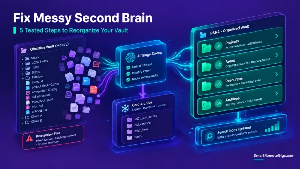 Fix Messy Second Brain 2026: 5 Clean-Up Steps [Tested]