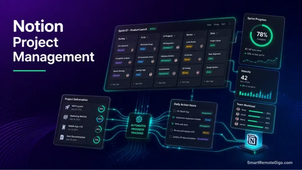 Notion Project Management 2026: 20-Min Setup [Guide]