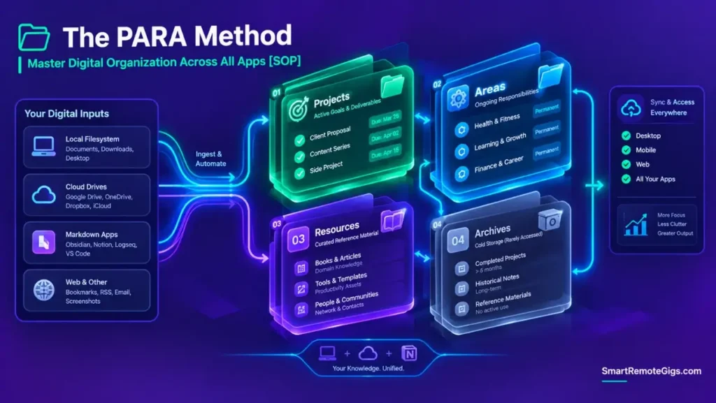 The PARA Method 2026: Master Digital Organization [SOP]