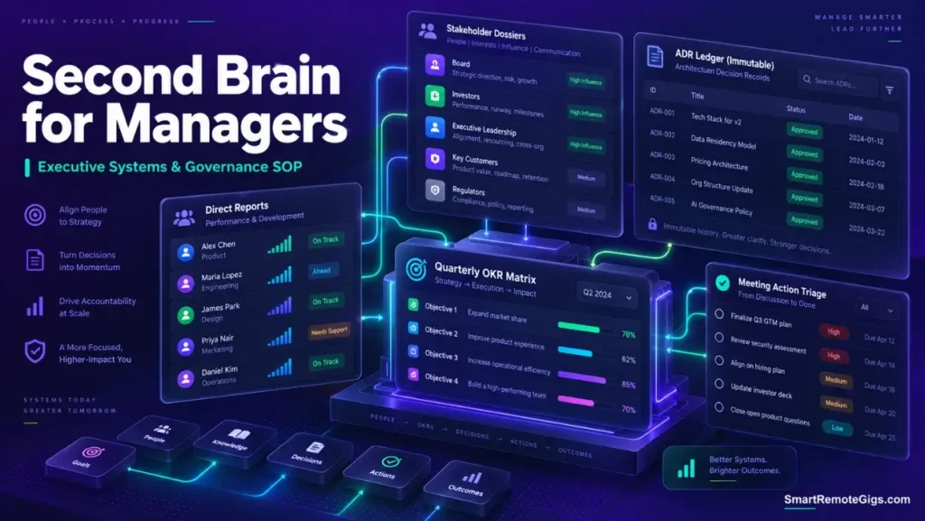 Second Brain for Managers 2026: Executive Systems [SOP]