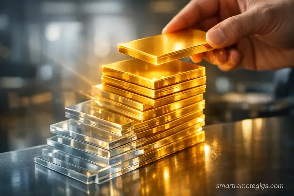 Visual metaphor of a "Shadow Portfolio" turning imaginary projects into solid, valuable proof of skills.