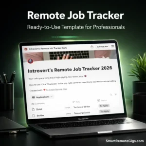 Remote Job Tracker Template