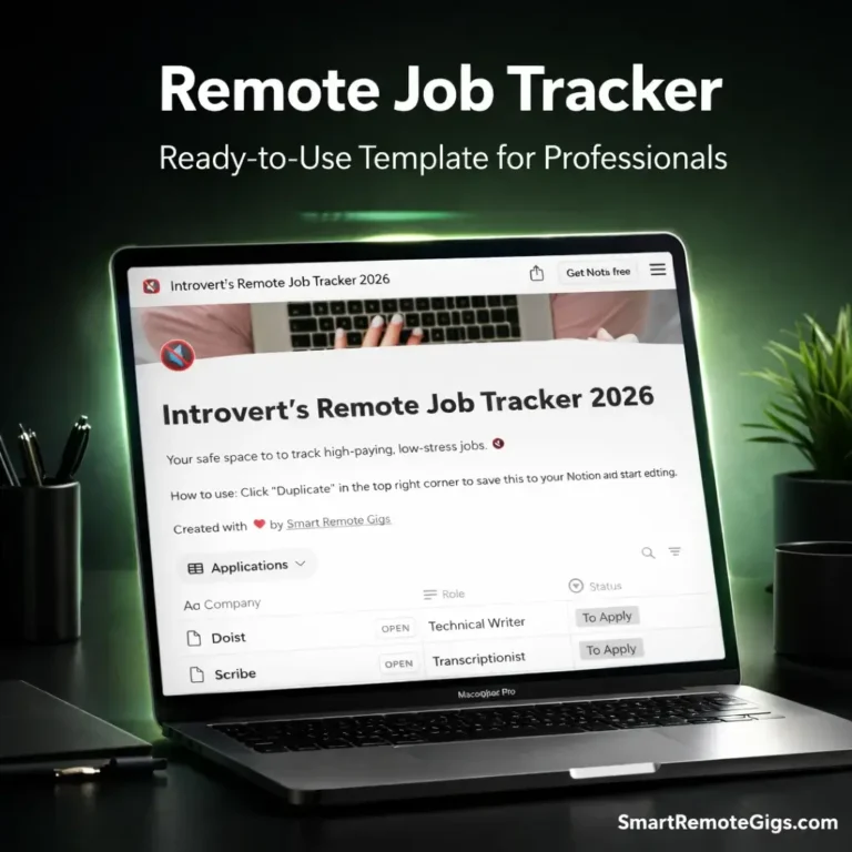 Remote Job Tracker Template