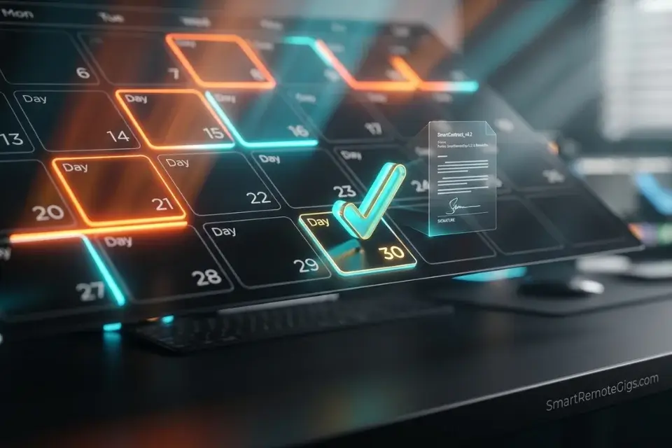 30-Day execution sprint to secure high-ticket remote writing jobs and monthly retainers.