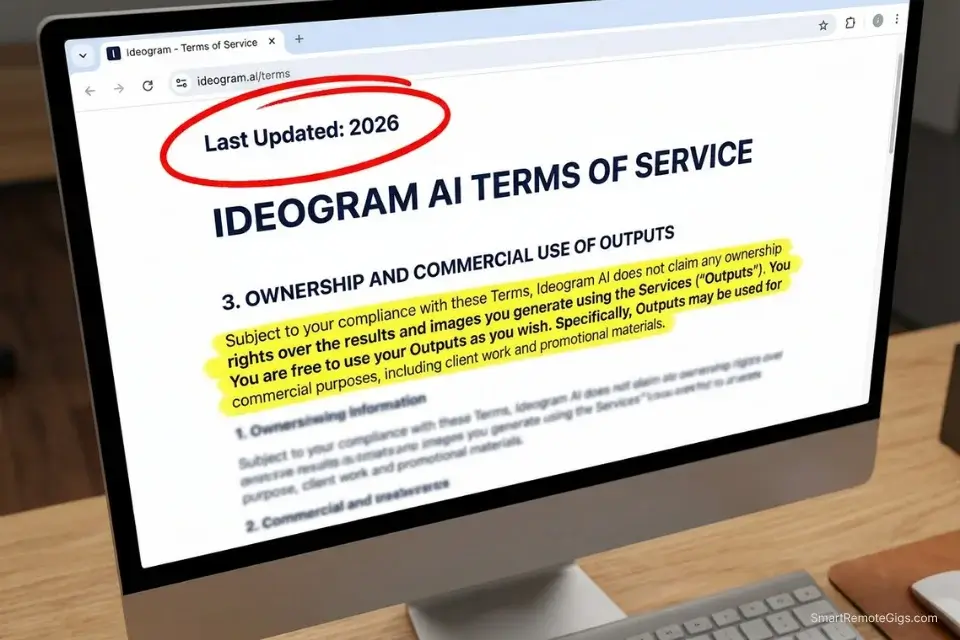 Screenshot highlighting the explicit commercial use clause in Adobe Firefly's free tier terms of service.