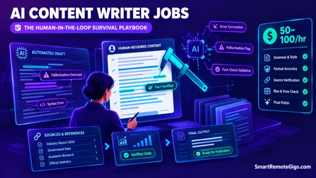 AI Content Writer Jobs: [My 2026 Survival Playbook]