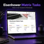 Eisenhower Matrix Template 2026