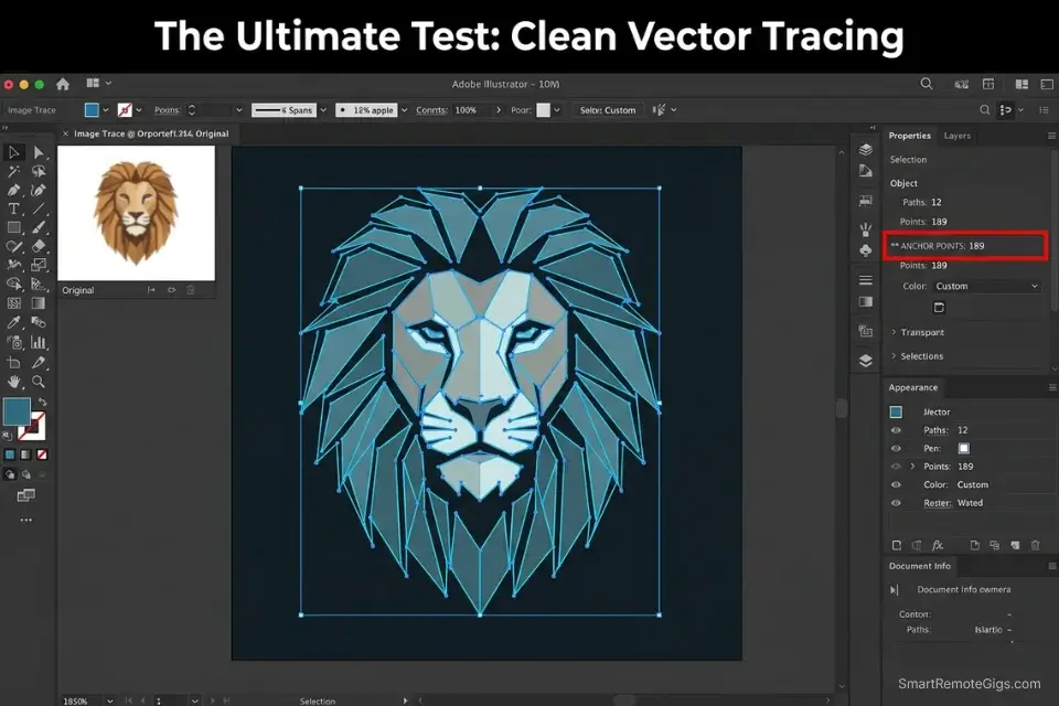 Ultimate E-E-A-T. Any AI artist can generate a logo, but only a B2B professional knows to check the anchor point count in Illustrator.