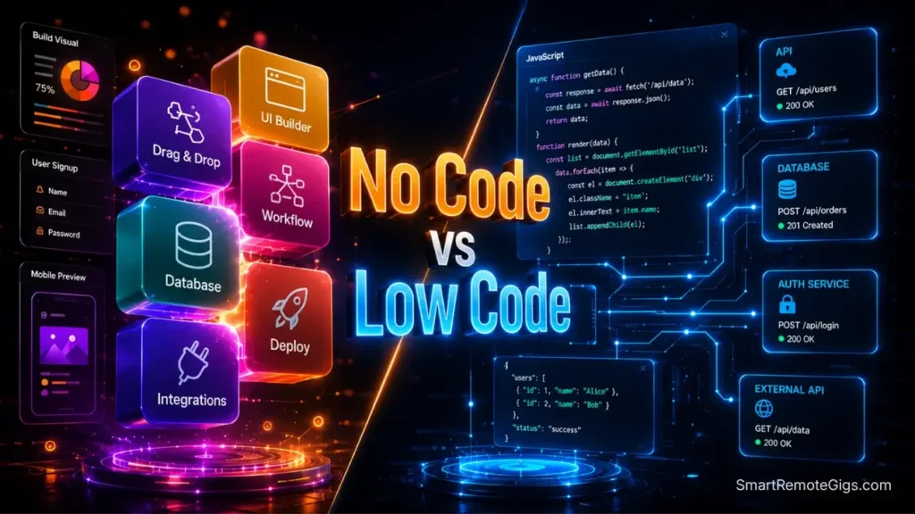 No Code vs Low Code 2026: Best Startup Tech Stack [ROI]