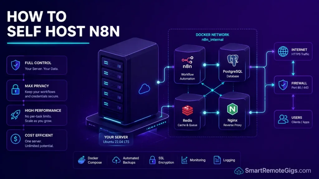 How To Self Host n8n 2026: VPS & Docker Guide [Free]