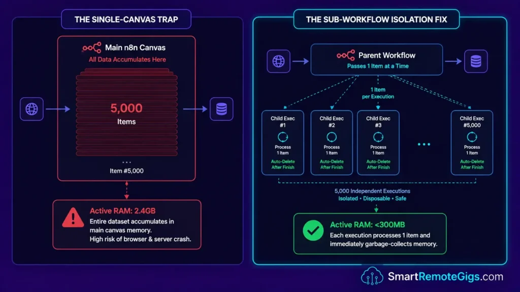 The four-layer architecture of an n8n journalist outreach triage system from Gmail ingestion to human-in-the-loop review