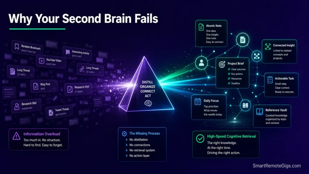 Why Your Second Brain Fails 2026: Retrieval Fix [Fix]