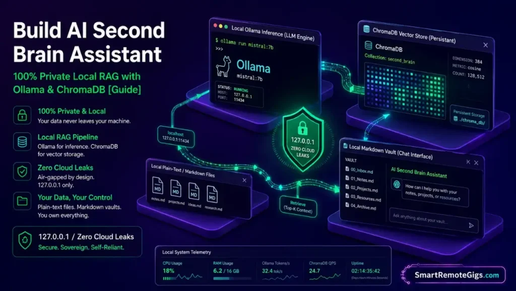 Build AI Second Brain Assistant 2026: Local Setup [Guide]