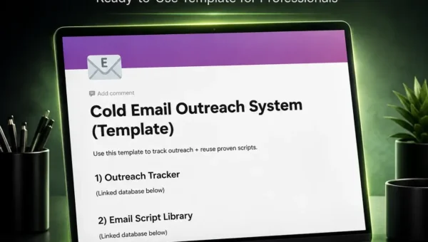 Cold Email Outreach Pack 2026