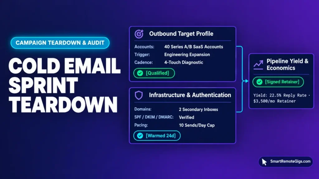 Freelance Cold Email Case Study: 40-Lead Outbound Campaign Teardown