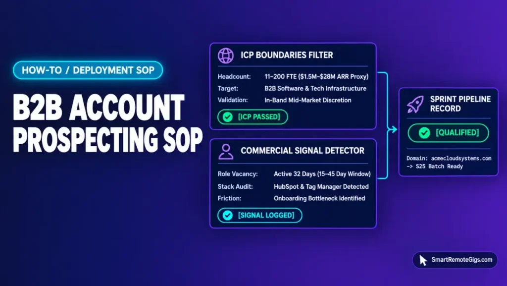 How to Build a Prospect List: B2B Account SOP