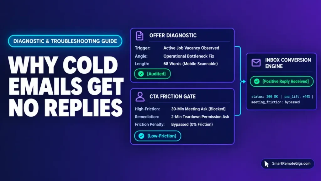Why Cold Emails Get No Replies: 5 Offer & Friction Fixes