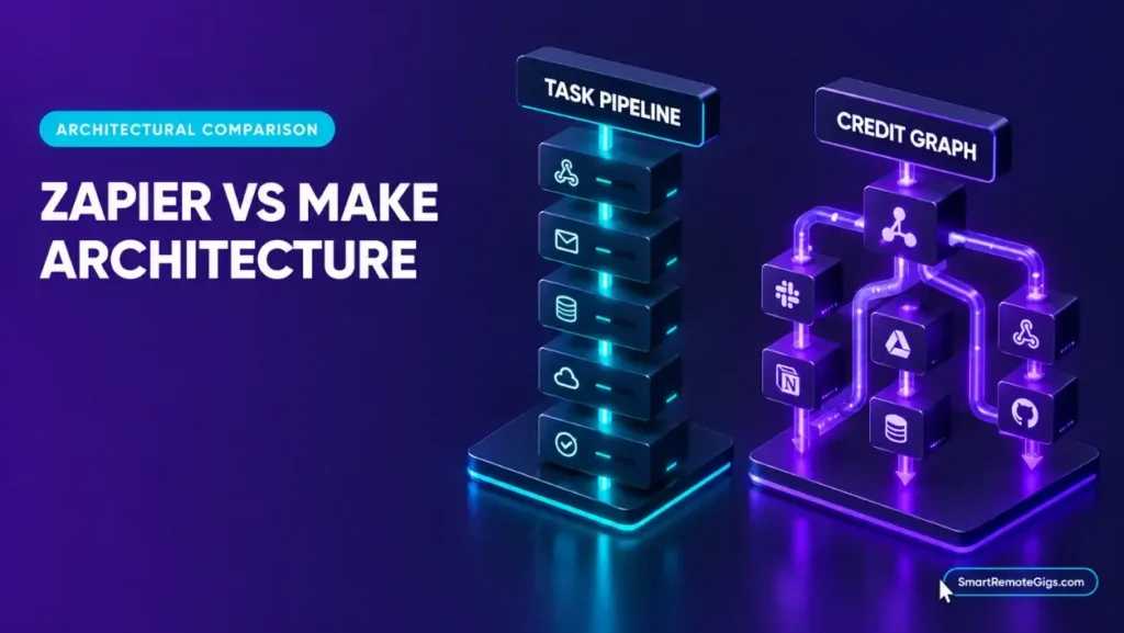 Zapier vs Make 2026: Workflow Logic & Costs [Compared]